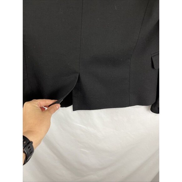 J. Crew Black Schoolboy Blazer Women's Size 8 Preppy Academia College - Picture 12 of 15